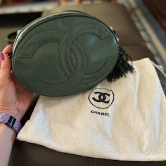 Authentic Chanel Oval Crossbody - Picture 1 of 5